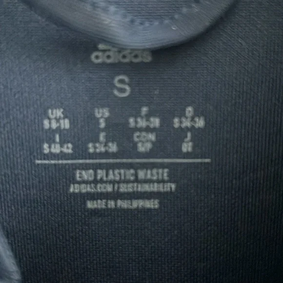 NEW! ADIDAS track jacket blue white S - Picture 9 of 11